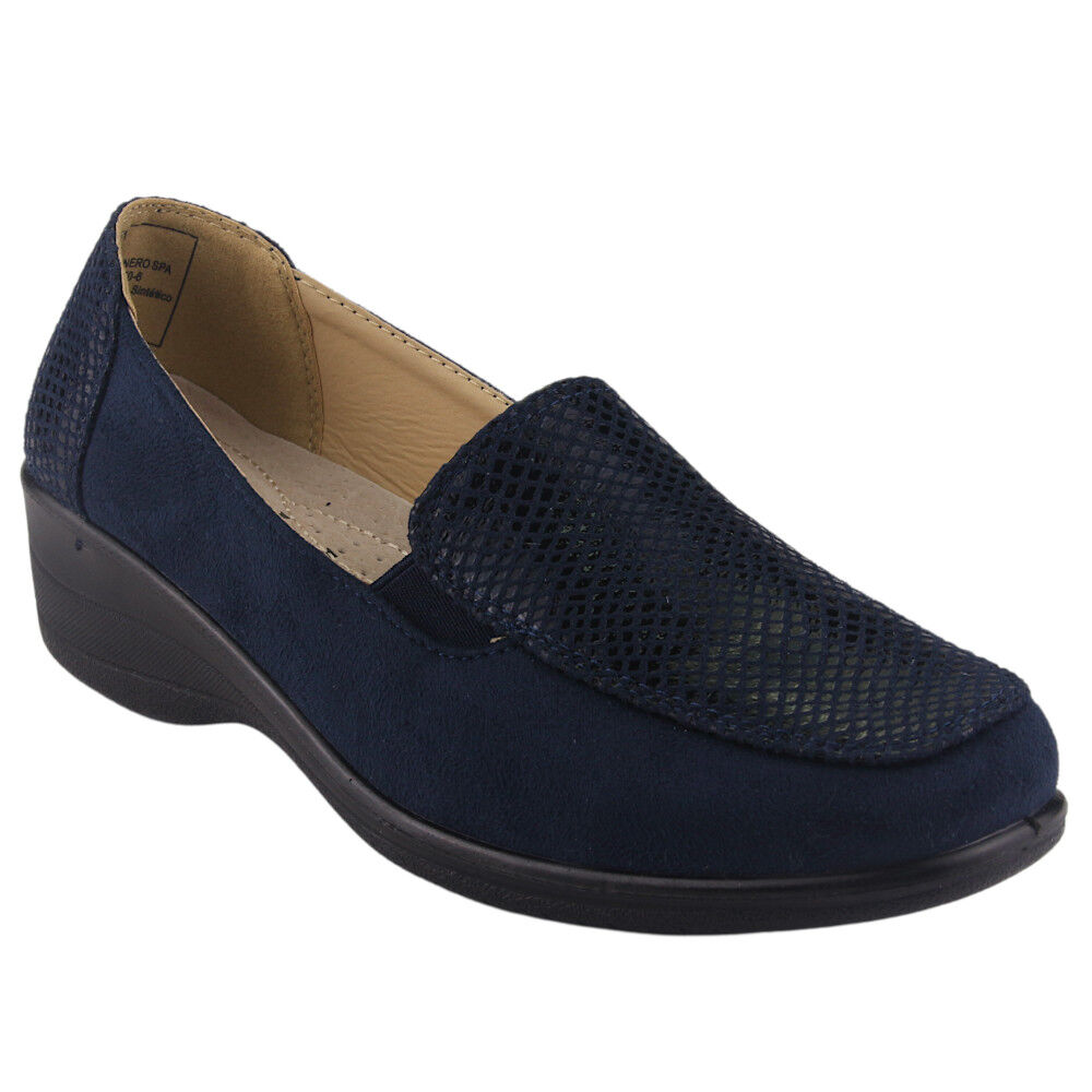 Mocasin Chalada Mujer Oscar-1 Azul Marino Comfort image number 2.0